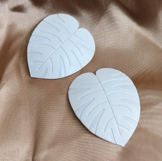 Monstera Leaf Pastie Bases - 1 pair - Pick a color - Multiple sizes - Burlesque DIY