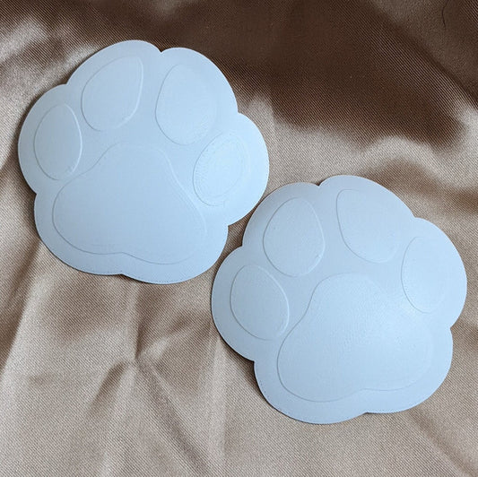 Paw Print Pastie Bases - 1 pair - Pick a color - Multiple sizes - Burlesque DIY