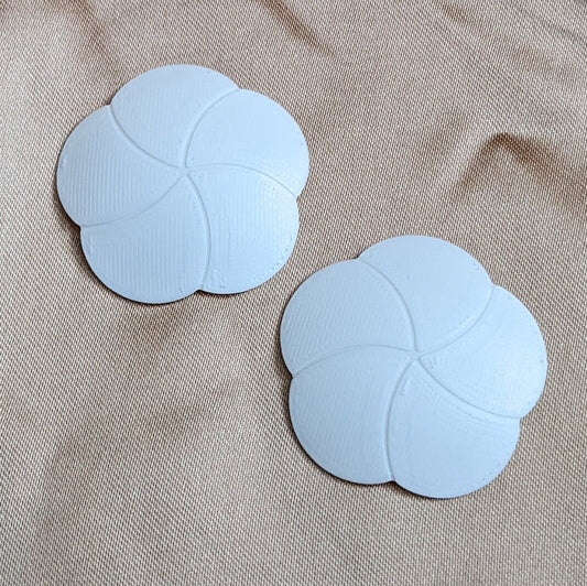 Flower Pastie Bases - 1 pair - Pick a color - Multiple sizes - Burlesque DIY