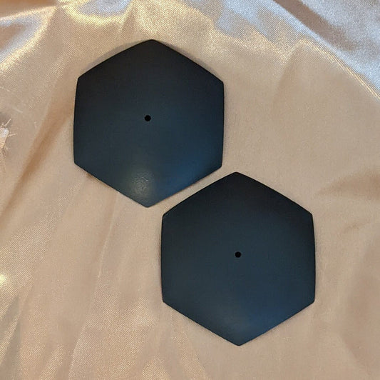 Hexagon Pastie Bases - 1 pair - Pick a color - Multiple sizes - Burlesque DIY