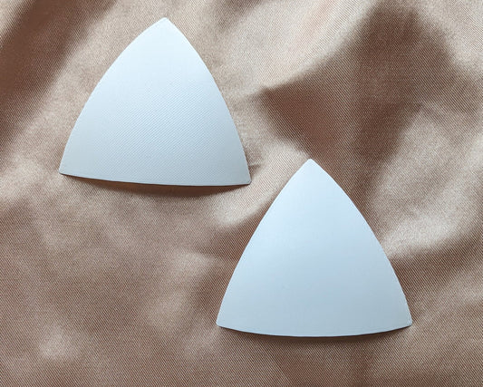 Rounded Triangle Pastie Bases - 1 pair - Pick a color - Multiple sizes - Burlesque DIY